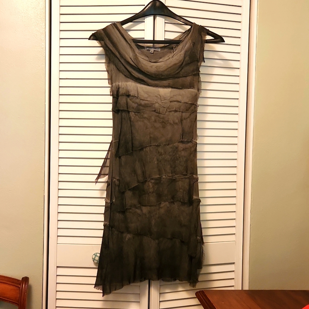 Lightweight Grey Dress with Layers